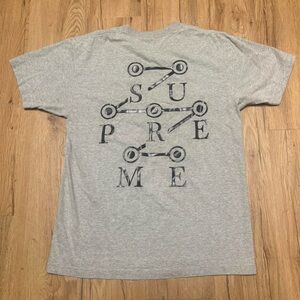 Supreme “Circuit” FW14 Gray Graphic Tee